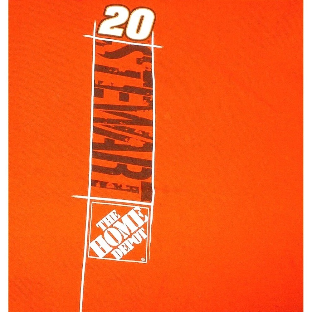 Tony Stewart NASCAR Home Depot Winners Circle Orange T-Shirt 2XL Daytona 500 08' - Picture 2 of 8